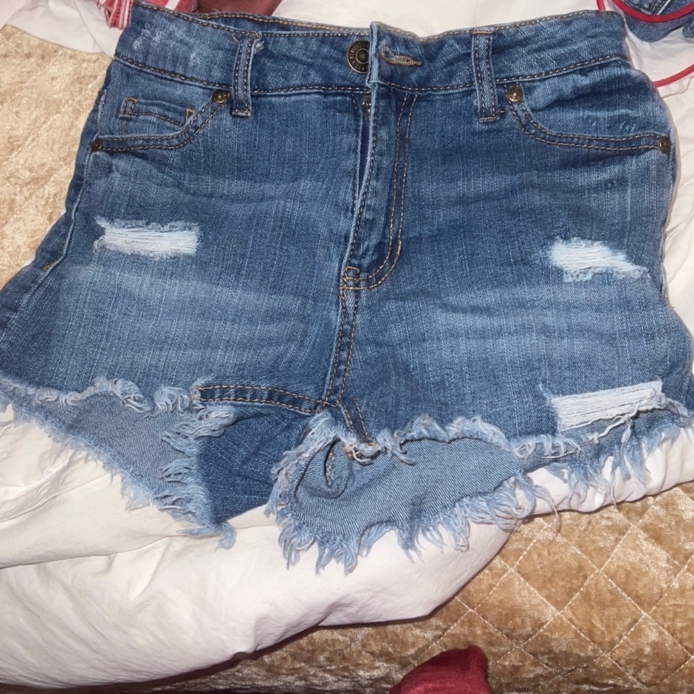 high rise shorts never worn